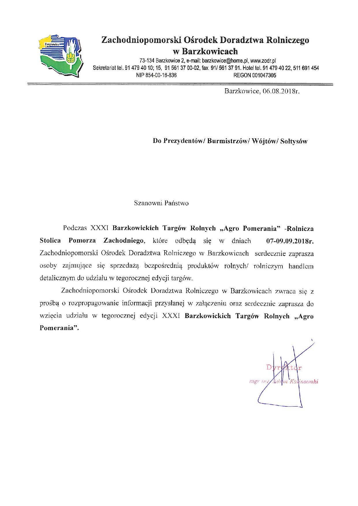 informacja barzkowice