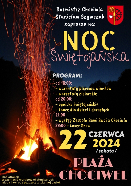 Zapraszamy na Noc Świętojańską