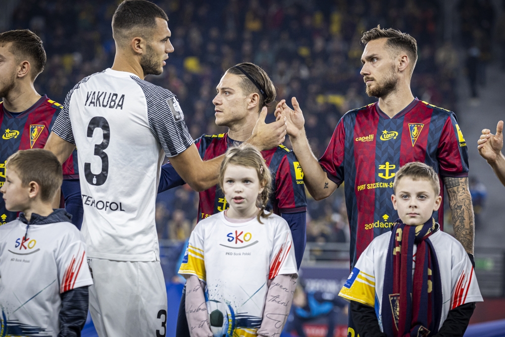 Eskorta SKO z Chociwla na meczu Pogoni Szczecin
