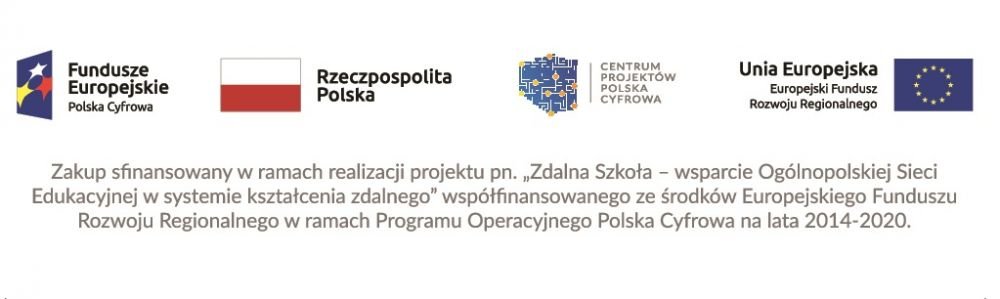 "Zadalna szkoła" - przekazanie komputerów do nauki zdalnej